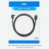 Кабель мультимедийный HDMI M to HDMI M 3.0m 4K60Hz 90° corner black Vention (AAQBI) изображение 5