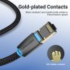 Патч-корд 5м, S/FTP cat 8 RJ-45 COPPER black Vention (IKGBJ) изображение 7