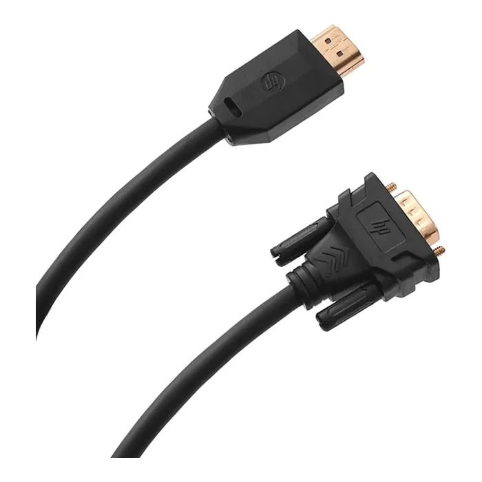 Кабель мультимедійний HDMI M to DVI M 2.0m 4K60Hz HP (HP_DHC-HD05-02M) зображення 2