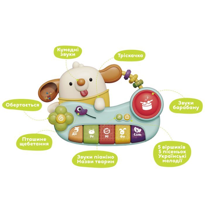 Развивающая игрушка Kiddi Smart Чудо-пианино (DM9900-UA) изображение 3