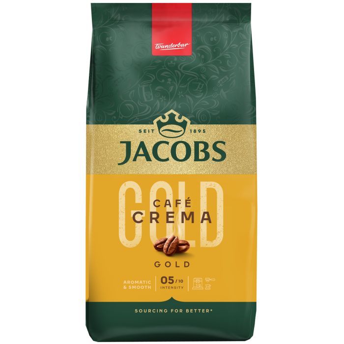 Кава Jacobs Crema Gold в зернах 1 кг (8711000539217)