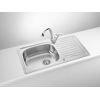 Мойка кухонная Deante Doppio, сталева мийка ZEN_0113 + змішувач BYU_060M, сатін (ZENA0113) изображение 2