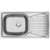 Мойка кухонная Deante Doppio, сталева мийка ZEN_0113 + змішувач BYU_060M, сатін (ZENA0113) изображение 3