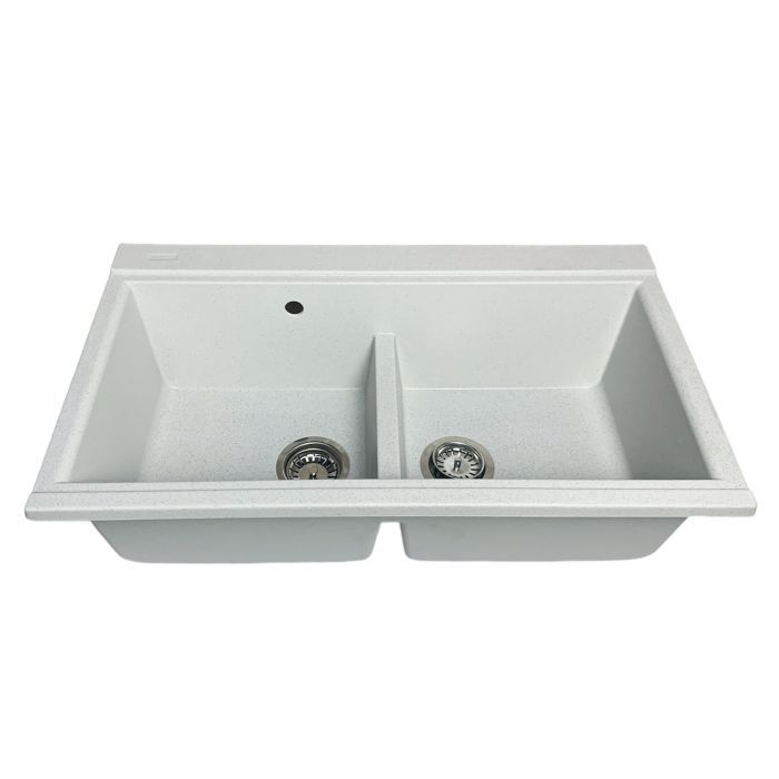 Мойка кухонная Adamant Similar Old stone + змішувач + дозатор + ополіскувач склянок + ко (4824296106510) изображение 3