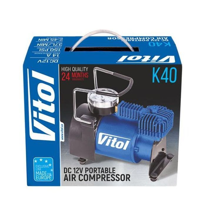 Автомобільний компресор VITOL K-40 150psi/14Amp/37л (K-40) зображення 7