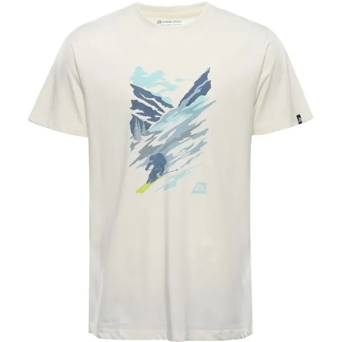 Футболка Alpine Pro Grem 2 Mns MTSF96F 005PF - XL - бежевий (007.022.0170)