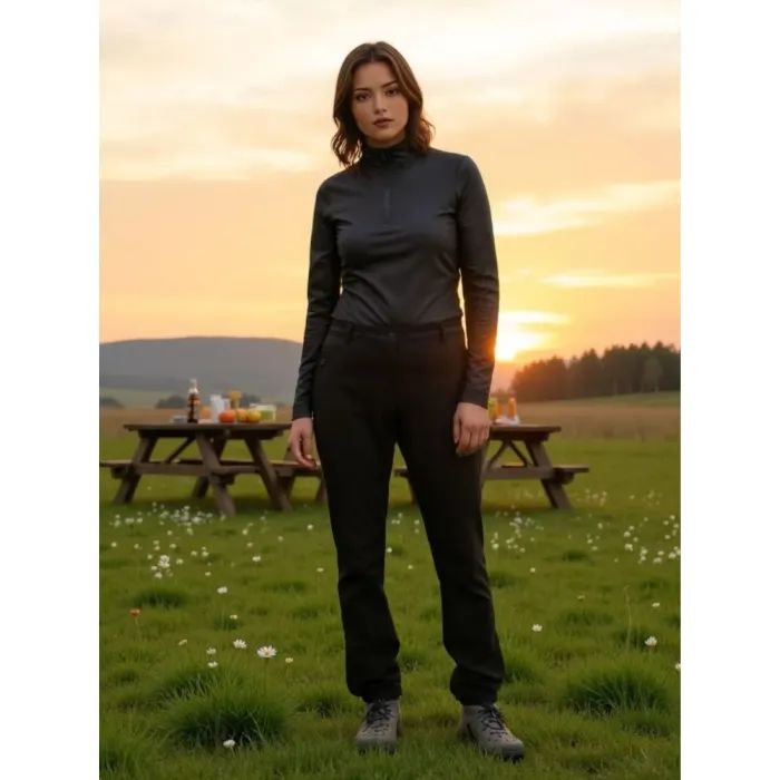 Штаны Alpine Pro Hurfa 2 Wmn LPAF73A 990 - 44 - чорний (007.022.0097) изображение 6