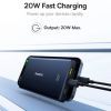 Батарея универсальная Baseus 10000mAh PicoGo 20W PD, QC, USB-A, 2*USB-C, Black (P10076801123-00) изображение 7