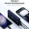 Батарея универсальная Baseus 10000mAh PicoGo 20W PD, QC, USB-A, 2*USB-C, Black (P10076801123-00) изображение 9