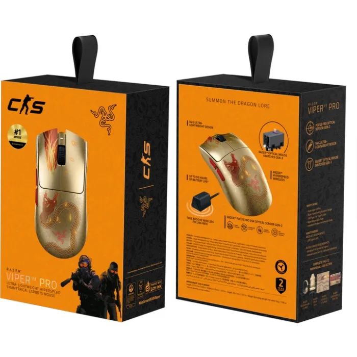 Мишка Razer Viper V3 Pro Wireless/USB Counter-Strike 2 Edition (RZ01-05120800-R3M1) зображення 5