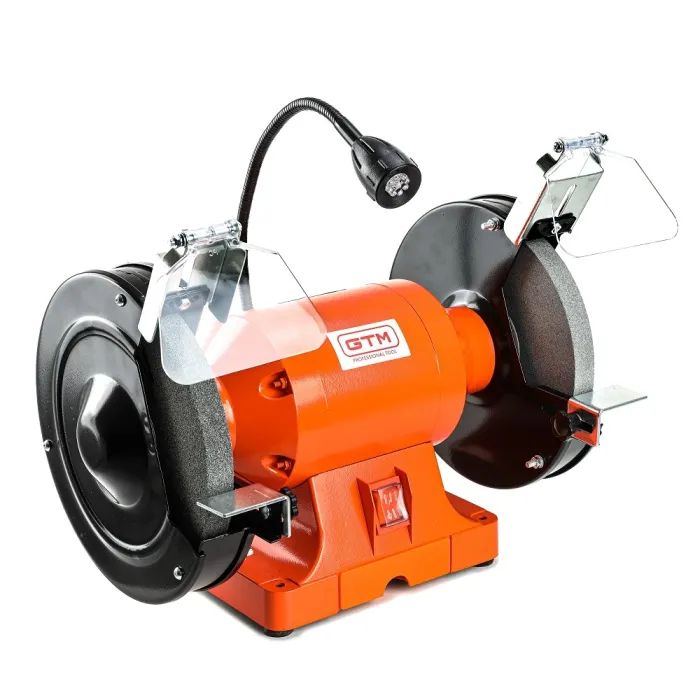 Точильний верстат GTM 200мм 400Вт 230В з підсвіткою MD3220AL-1 200*20*16 (MD3220AL-1) зображення 2