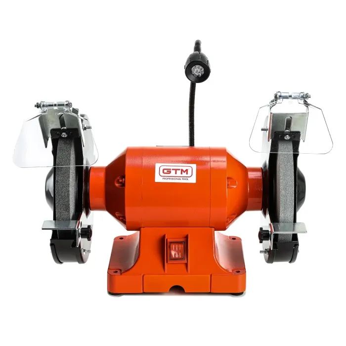 Точильний верстат GTM 200мм 400Вт 230В з підсвіткою MD3220AL-1 200*20*16 (MD3220AL-1) зображення 3