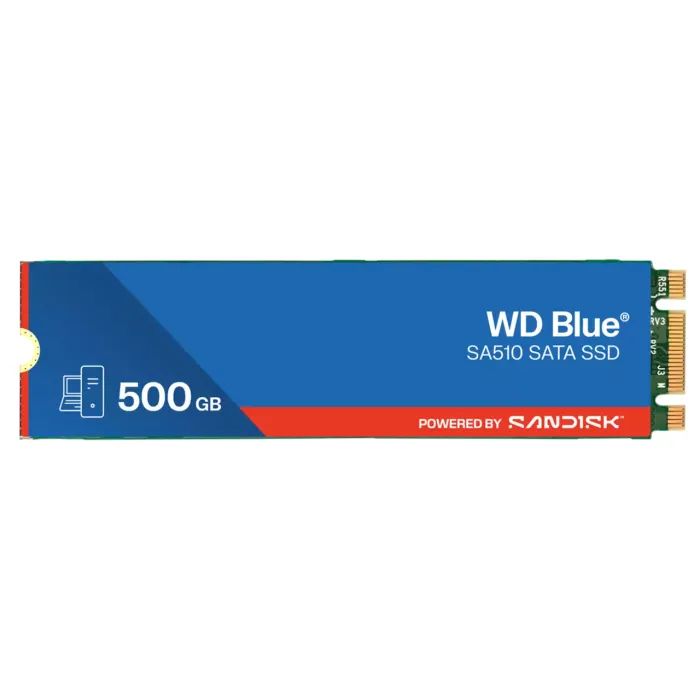 Накопитель SSD M.2 2280 500GB SA510 BLUE WD (WDS500G3B0B-00AXS0)