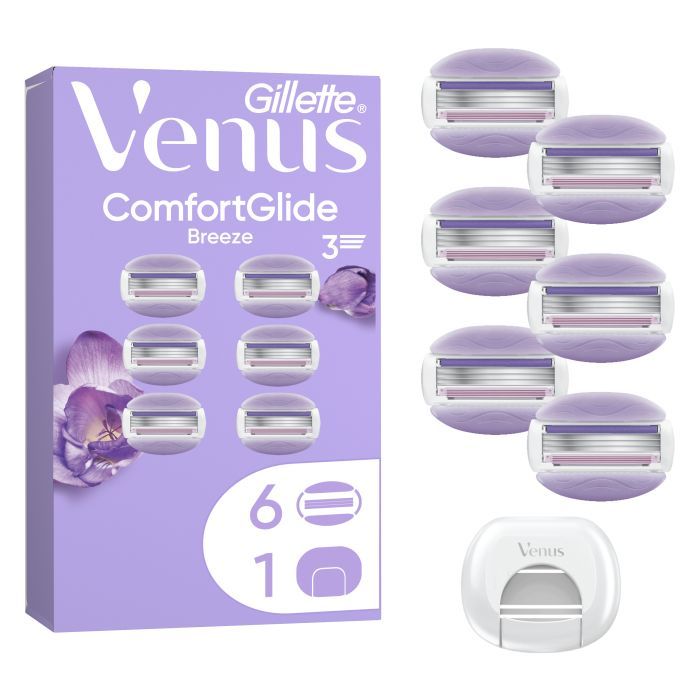 Змінні касети Gillette Venus ComfortGlide Breeze 6 шт. + Чохол (8700216969314)
