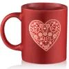Чашка Ardesto Heart, 320мл, кераміка, червоний (AR3074R) зображення 2