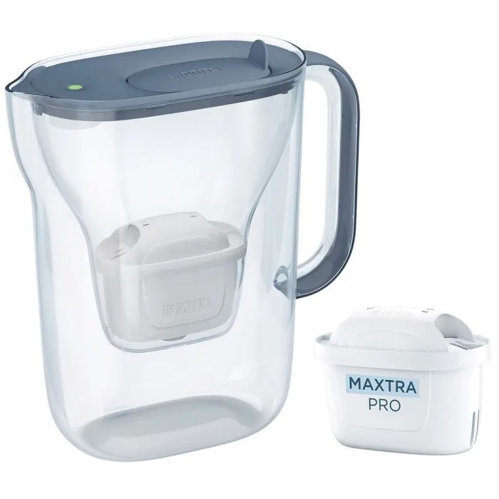 Фильтр-кувшин Brita Style Essential MXPro 2.4л + 3 картриджа сіро-блакитний (1058103)