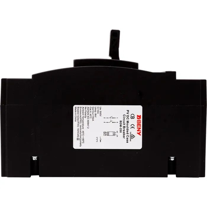 Автоматичний вимикач BENY 2P, 250A, 500VDC (NV821389) зображення 3