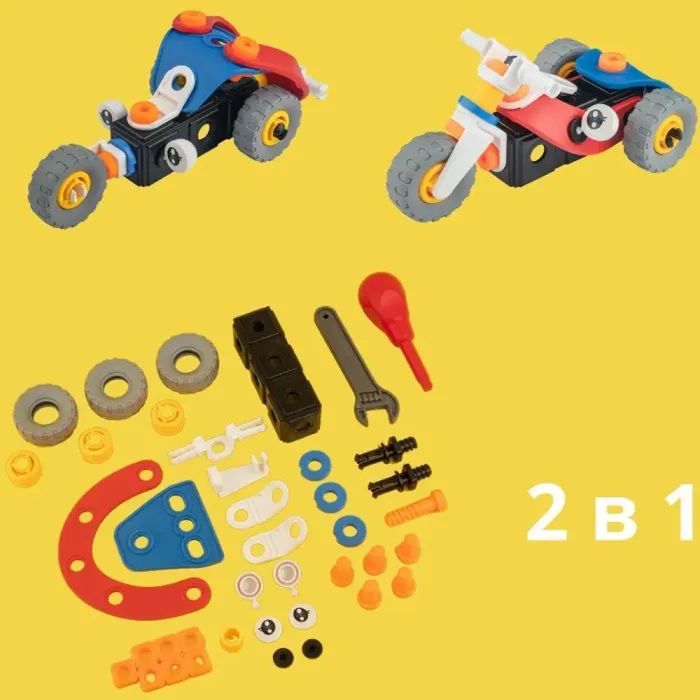 Конструктор Otamanko гибкий Грайко-собиратель 2-в-1, 40 деталей (J-7746) изображение 11