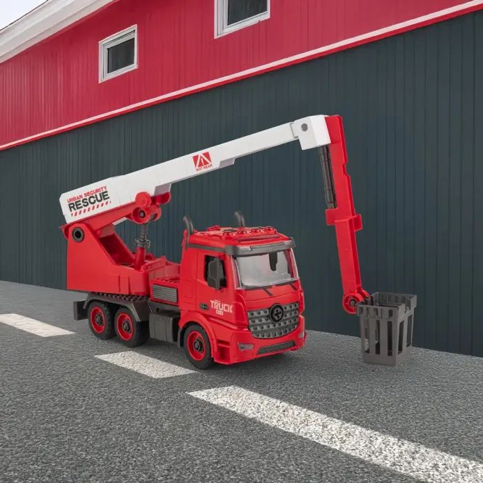 Конструктор Otamanko АВТОКОНСТРУКТОР Пожарная стремянка (YW9080A) изображение 9