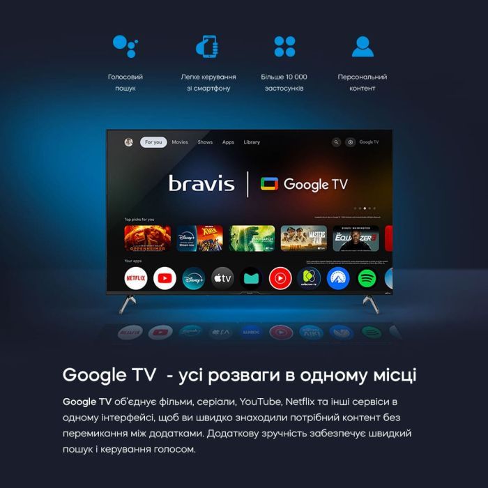 Телевизор Bravis 50L7000Q изображение 16
