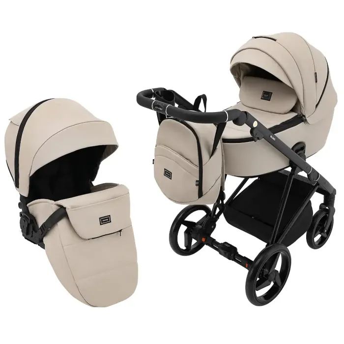 Коляска Adamex 2 в 1 Blanc Eco SA-7 лате (680710)