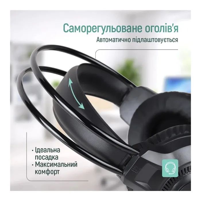 Наушники ColorWay GlowCore RGB Black (CW-HPG02BK) изображение 10