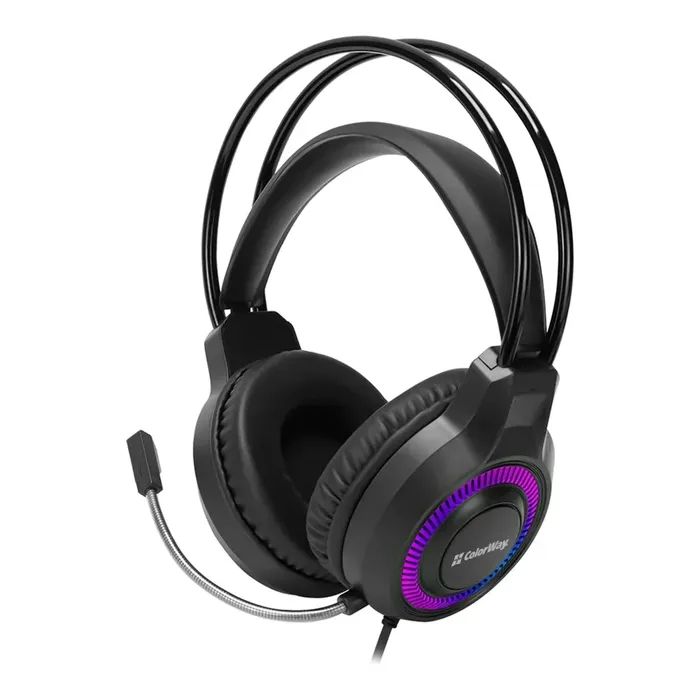Наушники ColorWay GlowCore RGB Black (CW-HPG02BK)