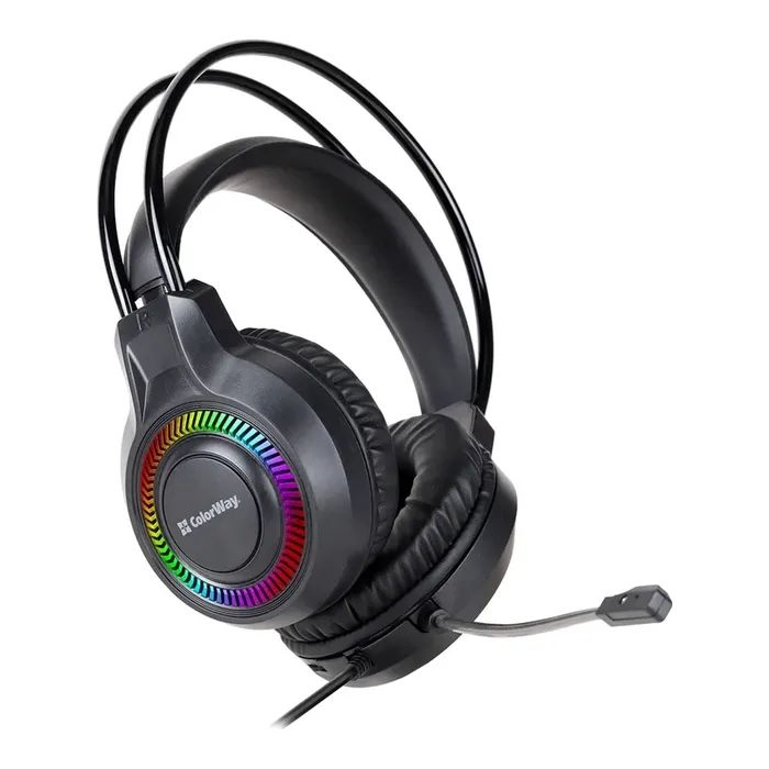 Наушники ColorWay GlowCore RGB Black (CW-HPG02BK) изображение 3