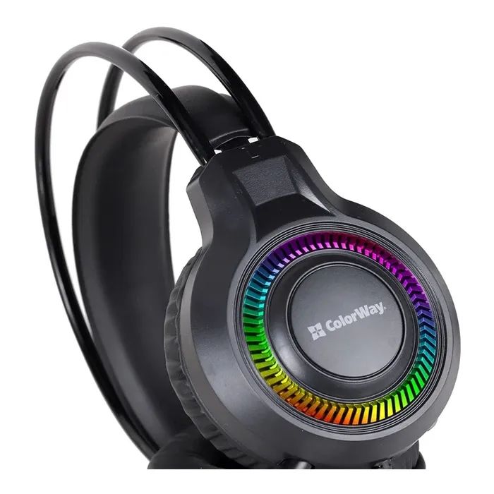 Наушники ColorWay GlowCore RGB Black (CW-HPG02BK) изображение 4