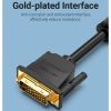Кабель мультимедийный DVI M to VGA M 3.0m 24+5pin black Vention (EACBI) изображение 6