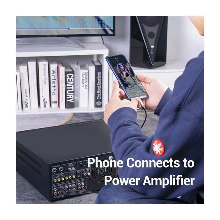 Кабель мультимедийный USB-C M to 2xRCA F 0.5m black Vention (BGVHD) изображение 7