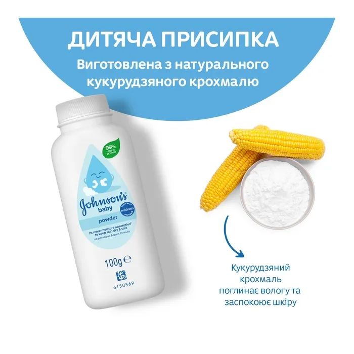 Присыпка Johnson’s baby 100 г (3574661883298) изображение 3