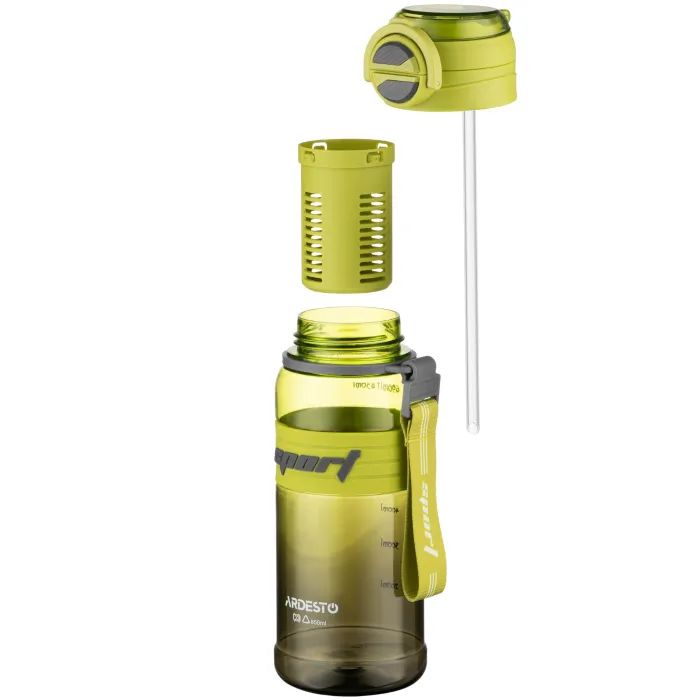 Пляшка для води Ardesto Urban 850мл, пластик, білий (AR2285UW) зображення 6