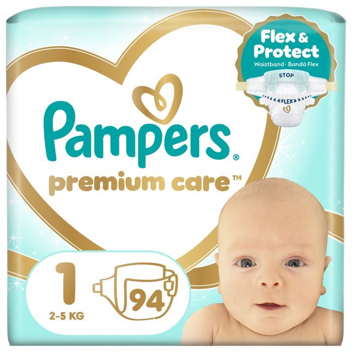 Подгузники Pampers Premium Care Розмір 1 (2-5 кг) 72 шт (8006540858073)