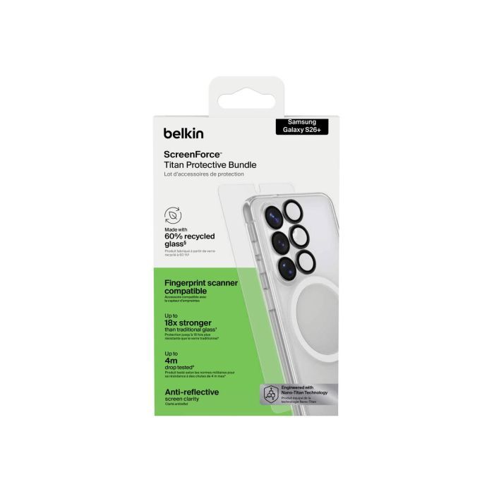 Чохол до мобільного телефона Belkin 3-in-1 Cover + Glass + Camera Samsung Galaxy S26+ (BUA003HQ) зображення 6