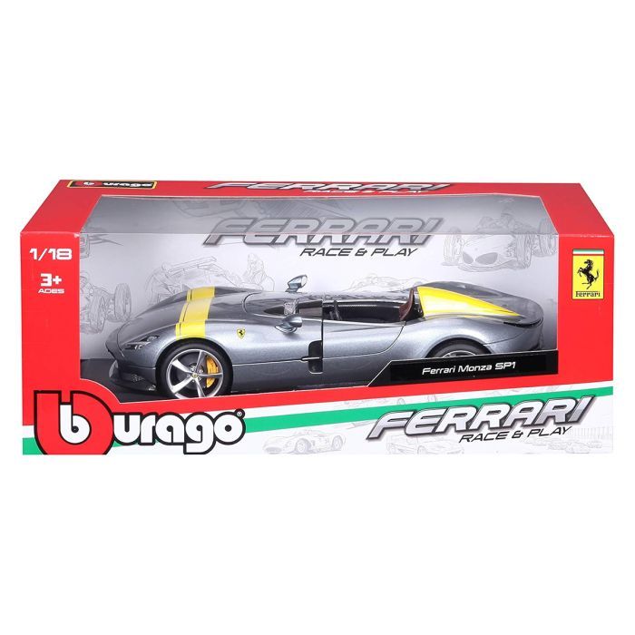 Масштабная модель автомобиля Bburago Автомодель серии R&P – Ferrari Monza SP1, 1:18 (18-16013) изображение 9