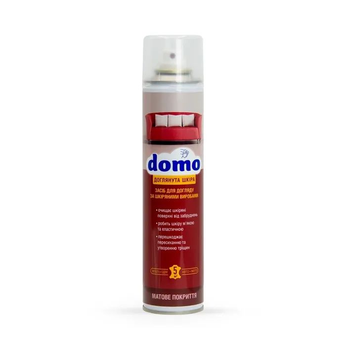 Средство для ухода за мебелью Domo Для кожаных изделий Матовое покрытие 320 мл (4820024949958)