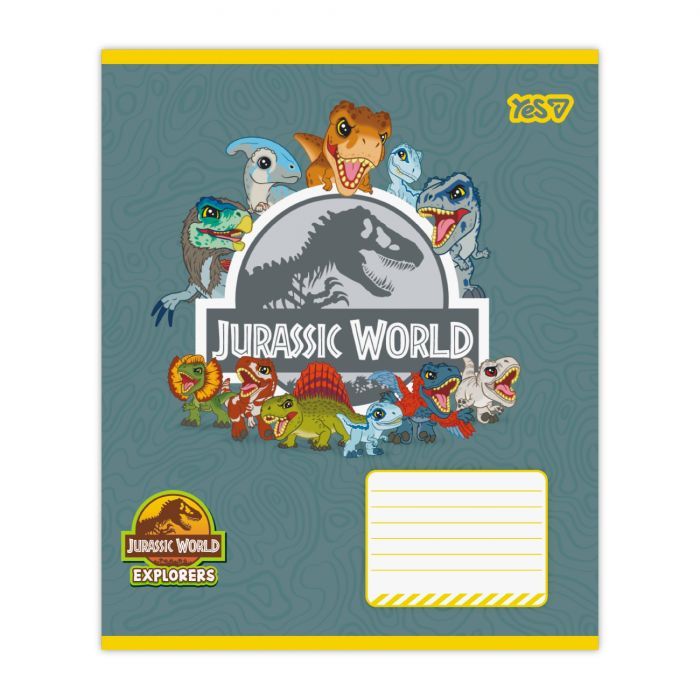 Зошит Yes Jurassic World Dino А5 12 аркушів клітинка (768711) зображення 5