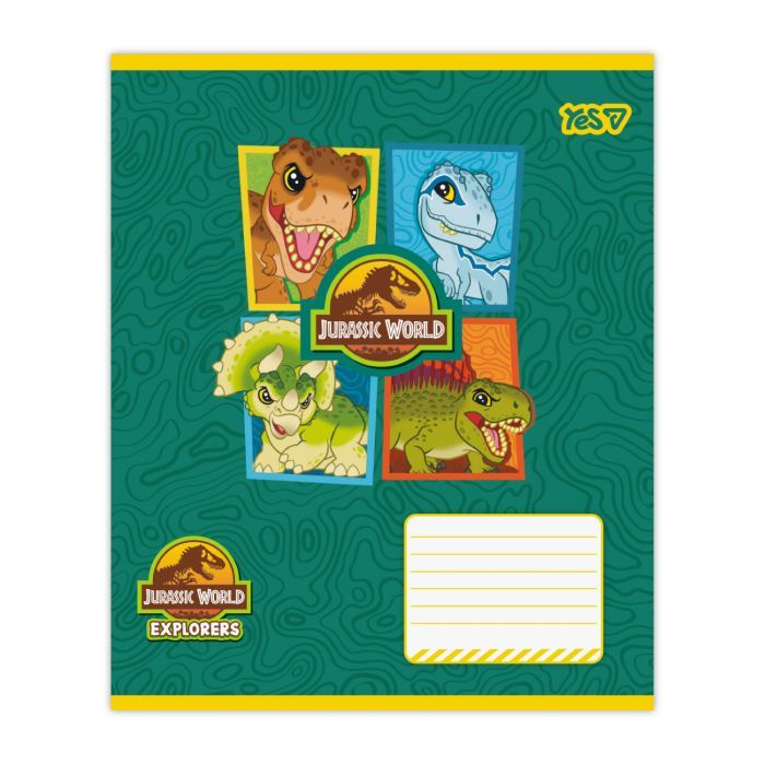 Зошит Yes Jurassic World Dino А5 12 аркушів клітинка (768711) зображення 6