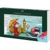Лайнер Faber-Castell набор капиллярных ручек Pitt Artist Pen Set London, 12 шт (33018)