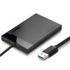 Кишеня зовнішня Ugreen USB 3.0 to SATA 3.0 2.5" HDD/SSD enclosure 6TB UASP black (30847)