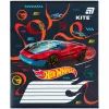 Зошит Kite Hot Wheels, 12 аркушів, коса лінія (HW26-235) зображення 10