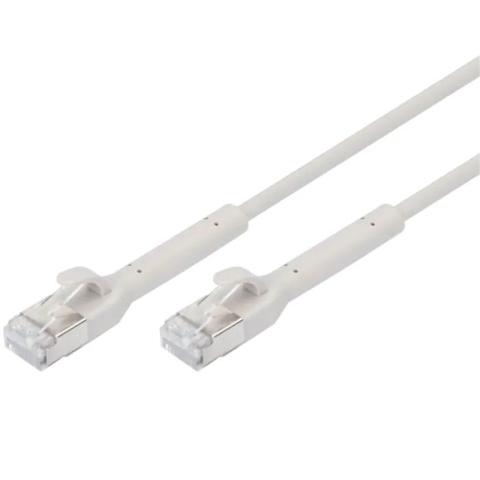 Патч-корд 2м, SFTP, cat.6A, AWG 32/7, Cu, TPE-LSZH, гибкий, grey Digitus (DK-1632-A-020B)