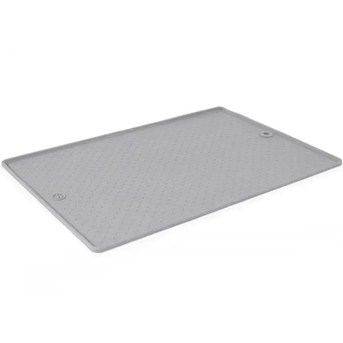 Килимок під миски Dexas Pet Bowl Grippmat SM антиковзкий 33х48 см світло-сірий (0084297308827) зображення 2