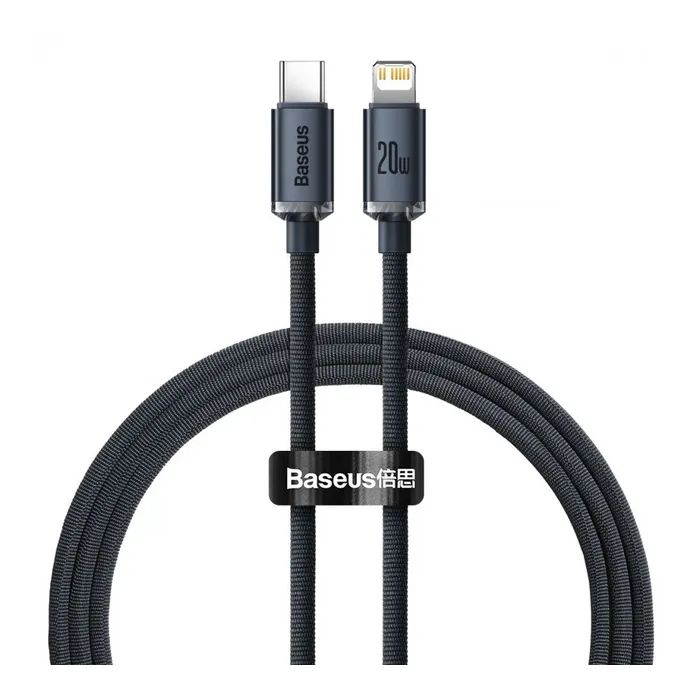 Дата кабель USB-C to Lightning 1.2m 20W pink Baseus (CAJY001304)