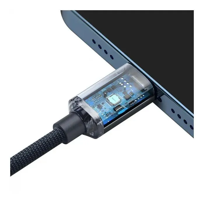 Дата кабель USB-C to Lightning 1.2m 20W black Baseus (CAJY000201) изображение 3