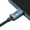 Дата кабель USB-C to Lightning 1.2m 20W black Baseus (CAJY000201) изображение 3