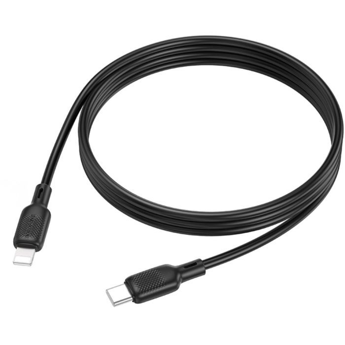 Дата кабель USB-C to Lightning 1.0m silicone BX113 Lenny white BOROFONE (6941991115387) изображение 4