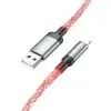 Дата кабель USB 2.0 AM to Lightning 1.0m U112 Shine gray HOCO (6931474788801) изображение 2