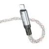 Дата кабель USB 2.0 AM to Lightning 1.0m U112 Shine gray HOCO (6931474788801) изображение 3